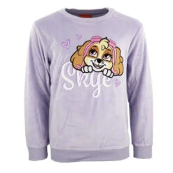 Paw Patrol Skye Kinder Velour Pullover Sweater