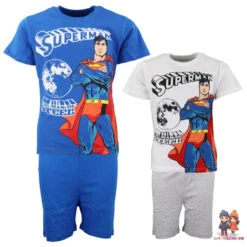 DC Comics Superman Kinder Kurzarm Pyjama