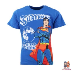 DC Comics Superman Kinder Kurzarm Pyjama -Bekleidung Peripherie sm pyjama 01b