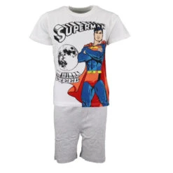 DC Comics Superman Kinder Kurzarm Pyjama -Bekleidung Peripherie sm pyjama 01d