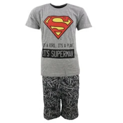 DC Comics Superman Jugend Kinder Kurzarm Pyjama -Bekleidung Peripherie sm pyjama 03b