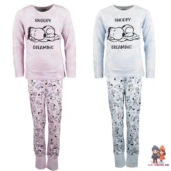 Snoopy Mädchen Langarm Schlafanzug Pyjama
