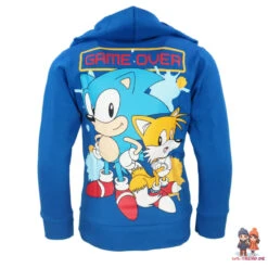 Sonic The Hedgehog Kinder Jungen Hoodie Kapuzenpullover -Bekleidung Peripherie son hoodie 01d