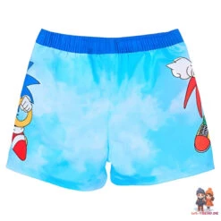 Sonic The Hedgehog Knuckles Kinder Badehose Badeshorts Shorts -Bekleidung Peripherie sonic badeshorts 01b