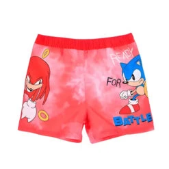 Sonic The Hedgehog Knuckles Kinder Badehose Badeshorts Shorts -Bekleidung Peripherie sonic badeshorts 01c