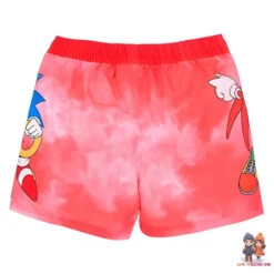 Sonic The Hedgehog Knuckles Kinder Badehose Badeshorts Shorts -Bekleidung Peripherie sonic badeshorts 01d
