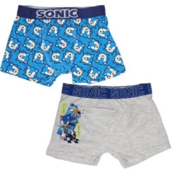Sonic The Hedgehog Jungen Boxershorts Unterhose 2er Pack