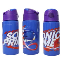 Stor Sonic The Hedgedog ALU Sportflasche Wasserflasche Trinkflasche Flasche 500 Ml