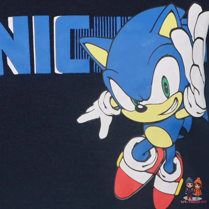 Sonic The Hedgehog Kinder Jungen Fleece Hoodie Kapuzenpullover 6 Sonic The Hedgehog Kinder Jungen Fleece Hoodie Kapuzenpullover – Bild 4