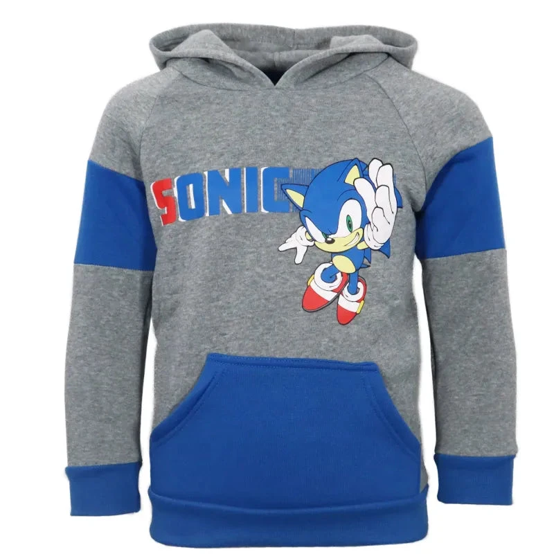 Sonic The Hedgehog Kinder Jungen Fleece Hoodie Kapuzenpullover 8 Sonic The Hedgehog Kinder Jungen Fleece Hoodie Kapuzenpullover – Bild 6