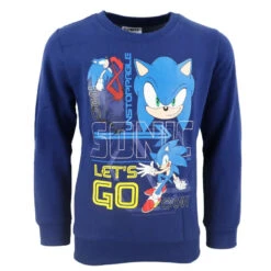 Sonic The Hedgehog Kinder Jungen Pullover Sweater Pulli