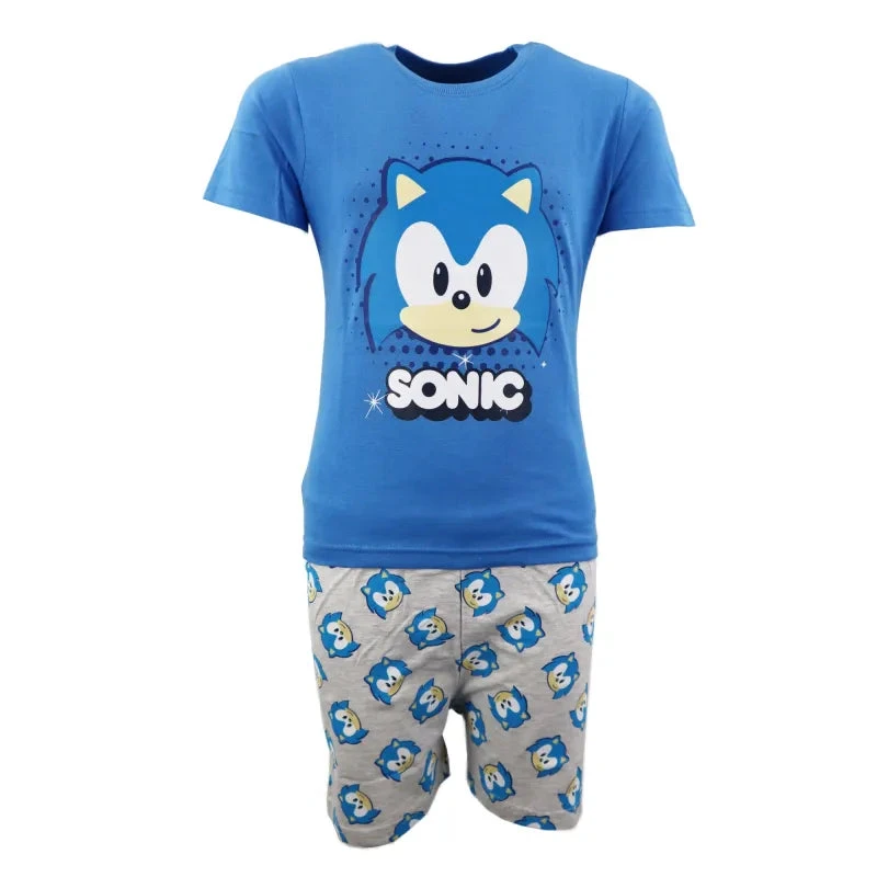 Sega Sonic The Hedgehog Jungen Kinder Pyjama 7 Sega Sonic The Hedgehog Jungen Kinder Pyjama – Bild 5