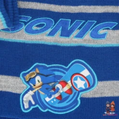 Sonic The Hedgehog Kinder 2tlg Set Wintermütze Plus Handschuhe 11 Sonic The Hedgehog Kinder 2tlg Set Wintermütze Plus Handschuhe -Bekleidung Peripherie sonic muts en handschoen 3a