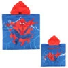 Marvel Spiderman Kinder Mikrofaser Poncho Badeponcho Mit Kapuze 2 Marvel Spiderman Kinder Mikrofaser Poncho Badeponcho Mit Kapuze -Bekleidung Peripherie sp badeponcho 01