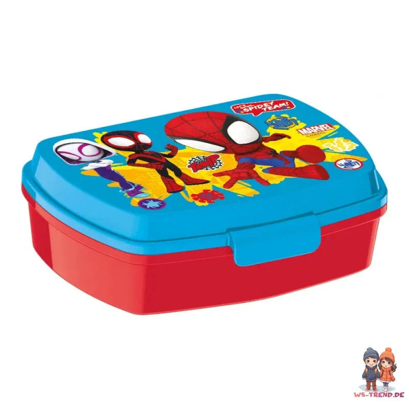 Marvel Spiderman Spidey 4 Tlg Kinder Set Brotdose Trinkflasche Besteck 4 Marvel Spiderman Spidey 4 Tlg Kinder Set Brotdose Trinkflasche Besteck – Bild 2