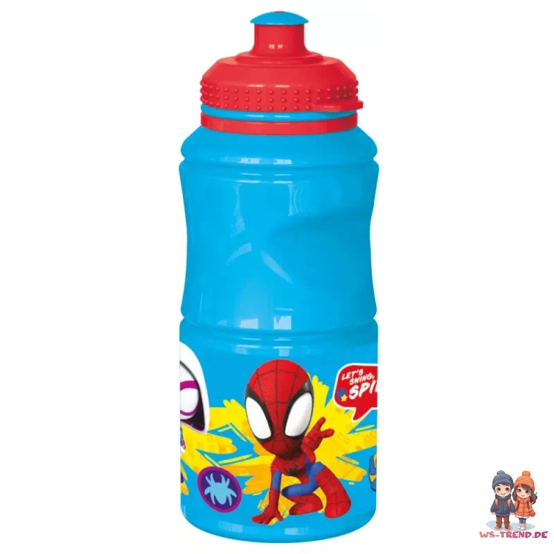 Marvel Spiderman Spidey 4 Tlg Kinder Set Brotdose Trinkflasche Besteck 5 Marvel Spiderman Spidey 4 Tlg Kinder Set Brotdose Trinkflasche Besteck – Bild 3