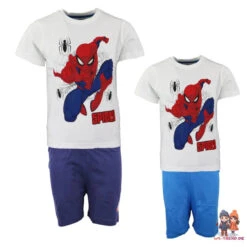 Marvel Spiderman Kinder Kurzarm Pyjama Schlafanzug