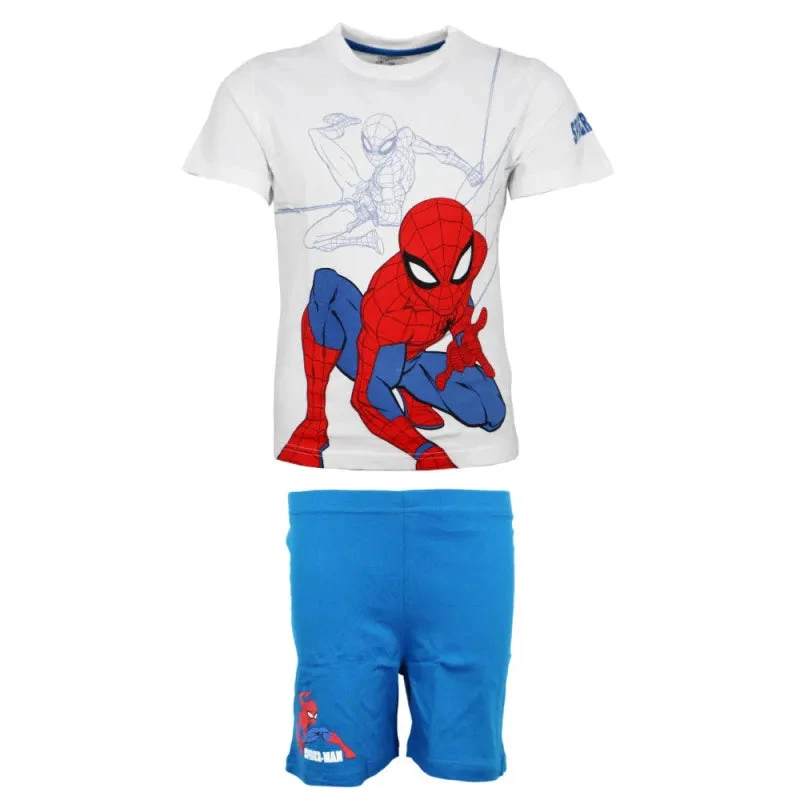Marvel Spiderman Kinder Schlafanzug Pyjama Shirt Shorts 4 Marvel Spiderman Kinder Schlafanzug Pyjama Shirt Shorts – Bild 2