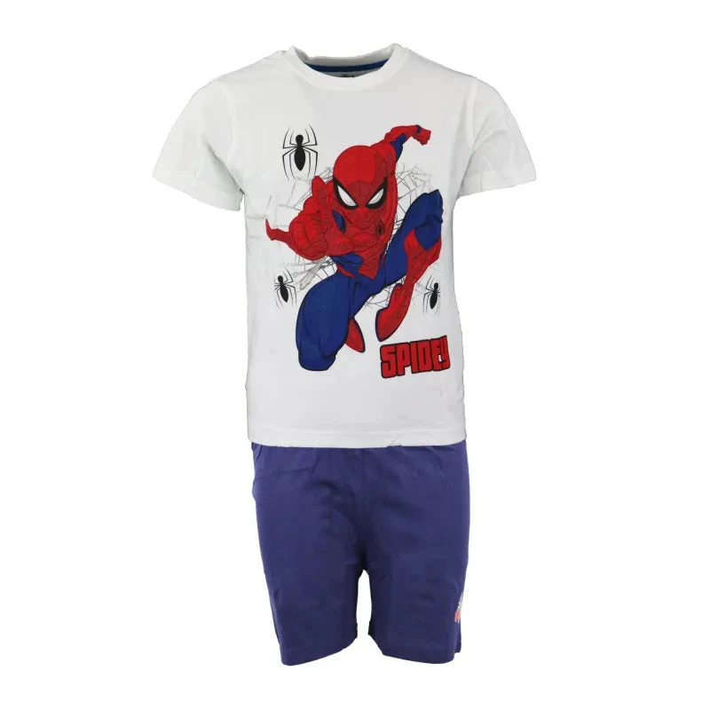 Marvel Spiderman Kinder Kurzarm Pyjama 4 Marvel Spiderman Kinder Kurzarm Pyjama – Bild 2