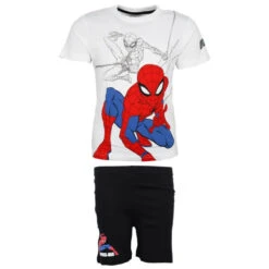 Marvel Spiderman Kinder Kurzarm Pyjama Schlafanzug 13 Marvel Spiderman Kinder Kurzarm Pyjama Schlafanzug -Bekleidung Peripherie sp pyjama 01d