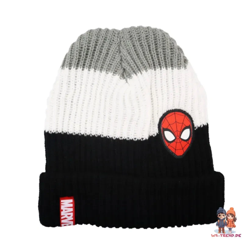 Marvel Spiderman Kinder Herbst Winter Set Mütze Plus Handschuhe Kindermütze 4 Marvel Spiderman Kinder Herbst Winter Set Mütze Plus Handschuhe Kindermütze – Bild 2