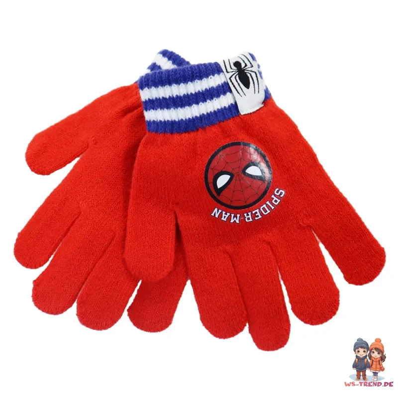 Marvel Spiderman Kinder Herbst Winter Set Mütze Plus Handschuhe Kindermütze 5 Marvel Spiderman Kinder Herbst Winter Set Mütze Plus Handschuhe Kindermütze – Bild 3