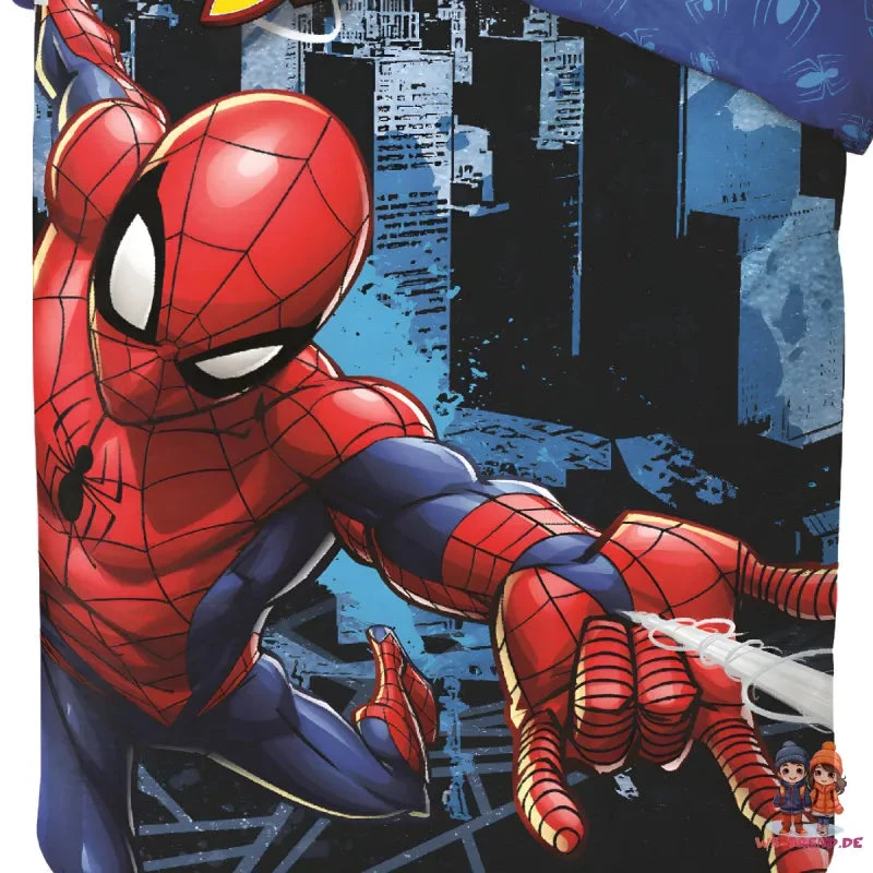 Marvel Spider-Man Jungen Bettwäsche Set 135x200 80x80 Cm Baumwolle 4 Marvel Spider-Man Jungen Bettwäsche Set 135x200 80x80 Cm Baumwolle – Bild 2