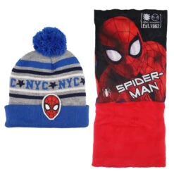 Marvel Spiderman Kinder Herbst Wintermütze Plus Loop