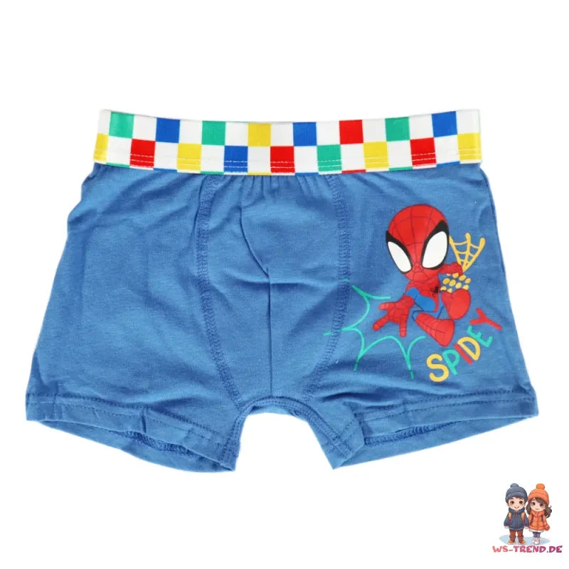 Marvel Spidey Kinder Jungen Boxershorts Unterhose 2er Pack 4 Marvel Spidey Kinder Jungen Boxershorts Unterhose 2er Pack – Bild 2