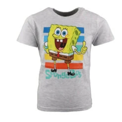 Spongebob Schwammkopf Kinder Kurzarm T-Shirt 7 Spongebob Schwammkopf Kinder Kurzarm T-Shirt -Bekleidung Peripherie spongebob schwammkopf kinder kurzarm shirt 135