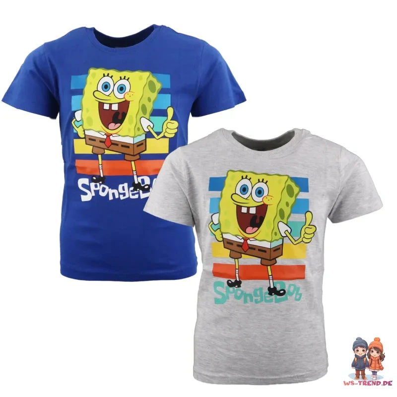 Spongebob Schwammkopf Kinder Kurzarm T-Shirt 3 Spongebob Schwammkopf Kinder Kurzarm T-Shirt