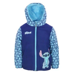 Disney Stitch Kinder Winterjacke Jungen Jacke Mit Kapuze