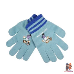 Minecraft Gamer Steve Kinder 2tlg Set Wintermütze Mütze Plus Handschuhe -Bekleidung Peripherie steve set 01b