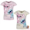 Disney Lilo Und Stitch Kinder Kurzarm T-Shirt Shirt -Bekleidung Peripherie stitch angel shirt 01