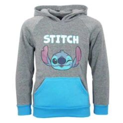 Disney Lilo U Stitch Kinder Fleece Hoodie Kapuzenpullover Pulli Pullover -Bekleidung Peripherie stitch hoodie 01e