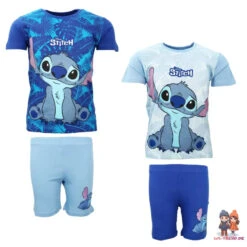 Disney Stitch Jungen Kinder Sommerset Shorts Plus T-Shirt
