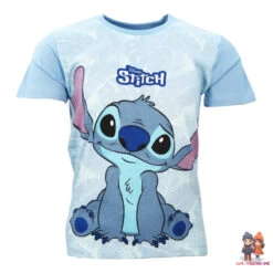 Disney Stitch Jungen Kinder Sommerset Shorts Plus T-Shirt -Bekleidung Peripherie stitch jungen set 01b