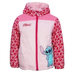 Disney Stitch Kinder Winterjacke Mädchen Jacke Mit Kapuze