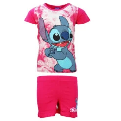 Disney Stitch Mädchen Kinder Sommerset Shorts Plus T-Shirt