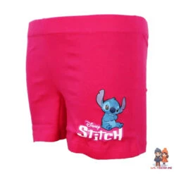 Disney Stitch Mädchen Kinder Sommerset Shorts Plus T-Shirt -Bekleidung Peripherie stitch maedchen set 01d