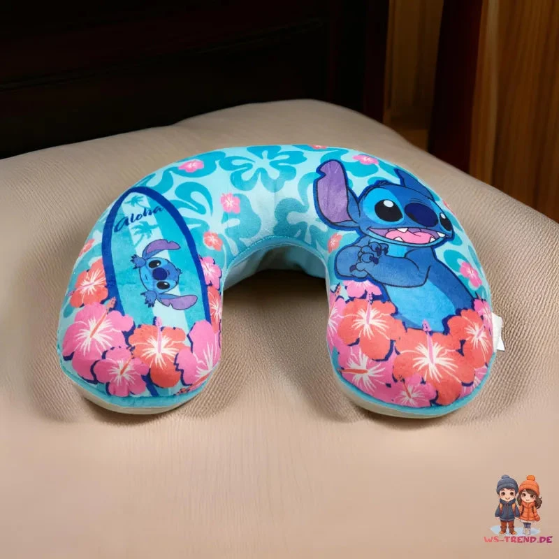 Disney Lilo Und Stitch Kinder Reisekissen Nackenkissen Auto Flugzeug 5 Disney Lilo Und Stitch Kinder Reisekissen Nackenkissen Auto Flugzeug – Bild 3