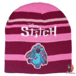 Disney Sticth Kinder Herbst Mütze Wintermütze Plus Handschuhe Gr. 52/54 -Bekleidung Peripherie stitch set 01a