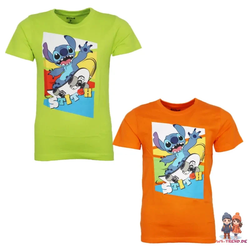 Disney Lilo Und Stitch Jungen Kinder Kurzarm T-Shirt Shirt 3 Disney Lilo Und Stitch Jungen Kinder Kurzarm T-Shirt Shirt