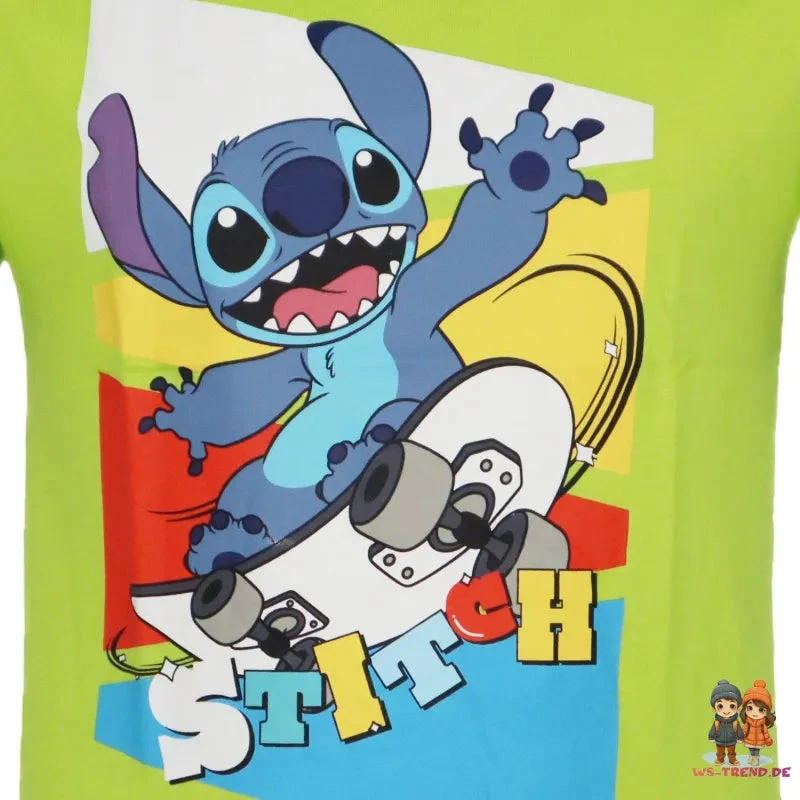 Disney Lilo Und Stitch Jungen Kinder Kurzarm T-Shirt Shirt 5 Disney Lilo Und Stitch Jungen Kinder Kurzarm T-Shirt Shirt – Bild 3