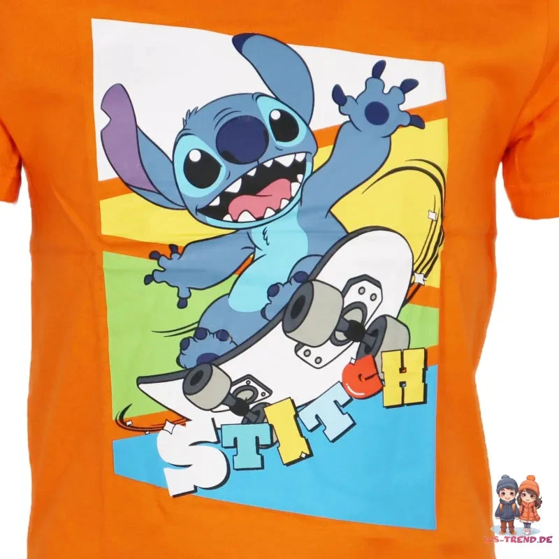 Disney Lilo Und Stitch Jungen Kinder Kurzarm T-Shirt Shirt 7 Disney Lilo Und Stitch Jungen Kinder Kurzarm T-Shirt Shirt – Bild 5