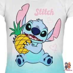 Disney Lilo Und Stitch Mädchen Kinder Kurzarm T-Shirt Shirt -Bekleidung Peripherie stitch ws 01b
