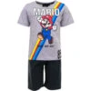 Super Mario Here WE GO Kinder Schlafanzug Pyjama Kurz