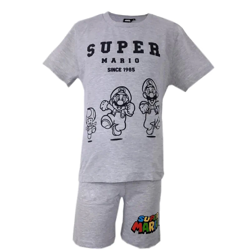 Super Mario Schlafanzug Pyjama Kurz - Größe 104 Bis 152 4 Super Mario Schlafanzug Pyjama Kurz - Größe 104 Bis 152 – Bild 2