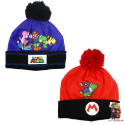 Super Mario Yoshi Kinder Herbst Wintermütze