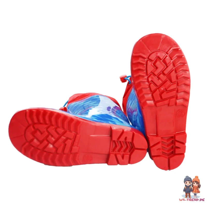 DC Comics Superman Kinder Stiefel Gummistiefel Regenstiefel 4 DC Comics Superman Kinder Stiefel Gummistiefel Regenstiefel – Bild 2
